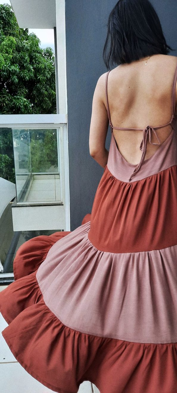 Vestido alça três marias